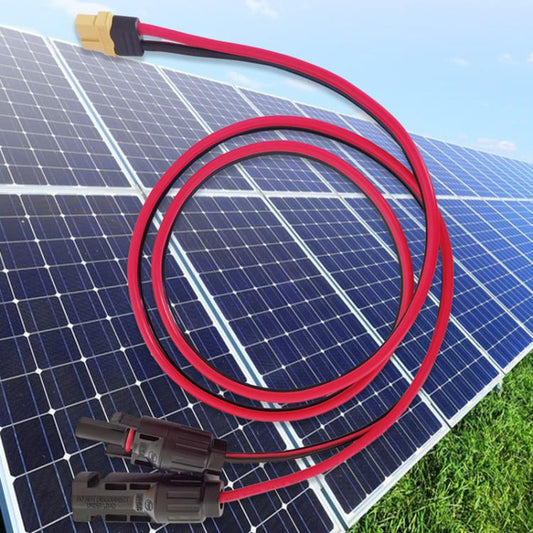 12AWG XT60 Female to MC4 Solar Connector Cable Solar Panel Charging Cord 0.6m - Others by buy2fix | Online Shopping UK | buy2fix