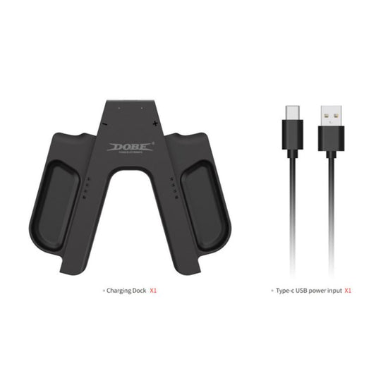 For Nintendo Switch 2 Joy-Con Controllers DOBE Charging Grip Handle with LED Indicator - Charger & Power by DOBE | Online Shopping UK | buy2fix
