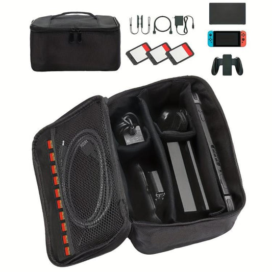 For Nintendo Switch 2 Game Consol Storage Bag Shockproof Pressure-resistant Digital Handbag(Black) - Bags by buy2fix | Online Shopping UK | buy2fix