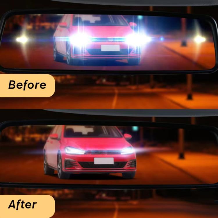 Inverted Triangle 65x250mm Car Interior Rearview Mirror Anti-Glare Film Large Size Anti-Reflective Film - Auto Film by buy2fix | Online Shopping UK | buy2fix