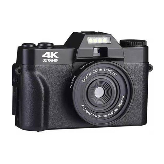 R10 4K HD 75MP Retro Mirrorless Camera 16x Zoom WiFi Digital Camera With 3-Inch Flip Screen 64G - Video Cameras by buy2fix | Online Shopping UK | buy2fix