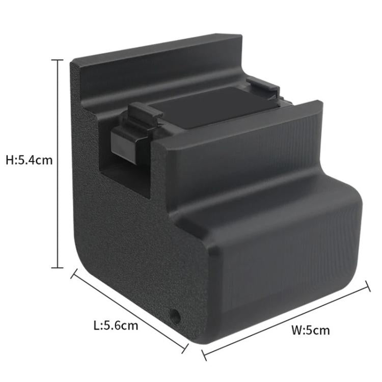 Street Vlogging Handle For DJI Osmo Action 5 Pro / Action 4 / Action 3 Magnetic Grip(Black) - Mount & Holder by buy2fix | Online Shopping UK | buy2fix