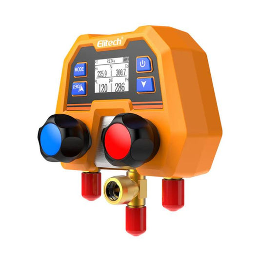 Elitech DMG-2se Digital Manifold Gauge For HVAC, Refrigeration & AC Systems - Air Conditioner Parts by Elitech | Online Shopping UK | buy2fix