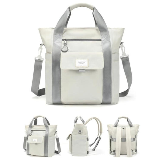 Tigernu 3 In 1 Backpack Female Should Bag Large Capacity Lightweight Tote with 14-inch Laptop Compartment(White) - Backpack by Tigernu | Online Shopping UK | buy2fix