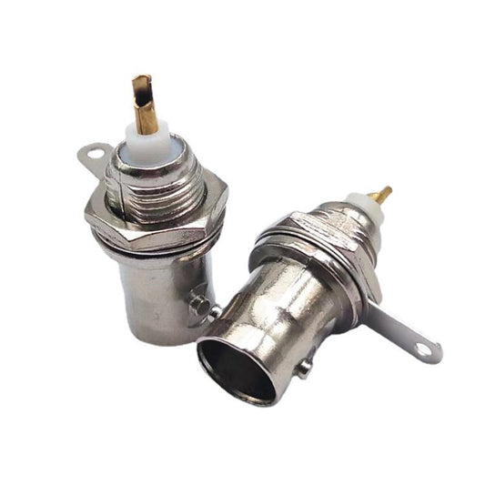 3pcs Gold-plated Copper Core BNC Female Socket Q9 Female 50KY Oscilloscope Socket(Silver) - Others by buy2fix | Online Shopping UK | buy2fix