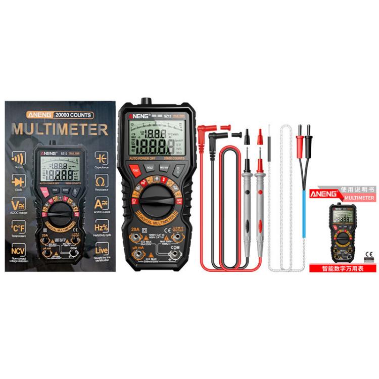 ANENG Intelligent Double Tube Anti-Burn Capacitor Multimeter(SZ12) - Digital Multimeter by ANENG | Online Shopping UK | buy2fix