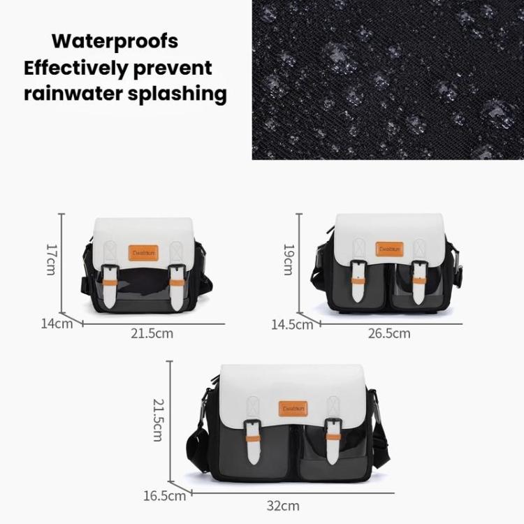 Cwatcun D219 Small Single Shoulder Camera Bag Multifunctional Photography Bag - Strap Satchel by Cwatcun | Online Shopping UK | buy2fix