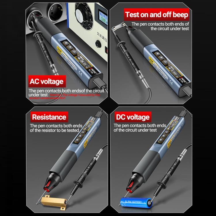 ANENG Portable Internal Heating Soldering Iron With Digital Multimeter(Navy) - Electric Soldering Iron by ANENG | Online Shopping UK | buy2fix