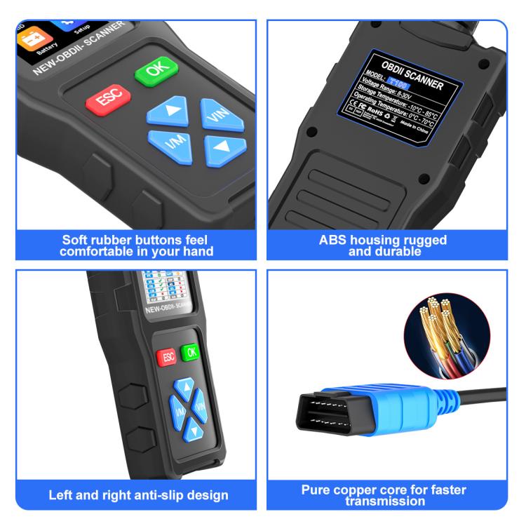 Car Fault Diagnostic Instrument OBD2 Car Engine Tester(T100) - Electronic Test by buy2fix | Online Shopping UK | buy2fix