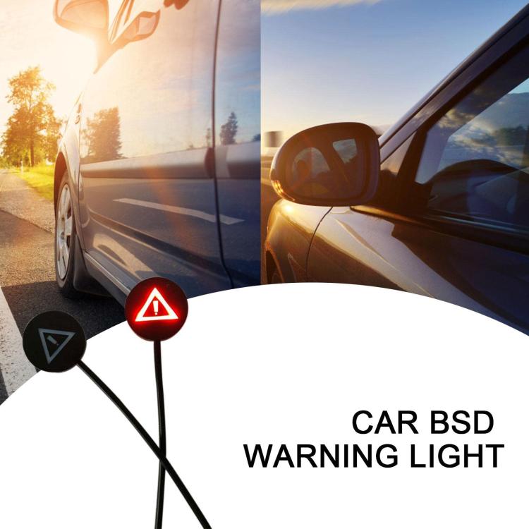 General Motorcycle Blind Spot Monitoring Line Auxiliary Lens Light(5V Car Logo Lights) - DIY Cables by buy2fix | Online Shopping UK | buy2fix