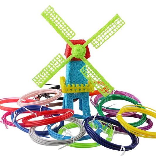 60m 20 Colors x 3m PLA 3D Printer Filament 1.75mm Multicolor Filament Bundle for 3D Pen & Crafting - Consumables by buy2fix | Online Shopping UK | buy2fix