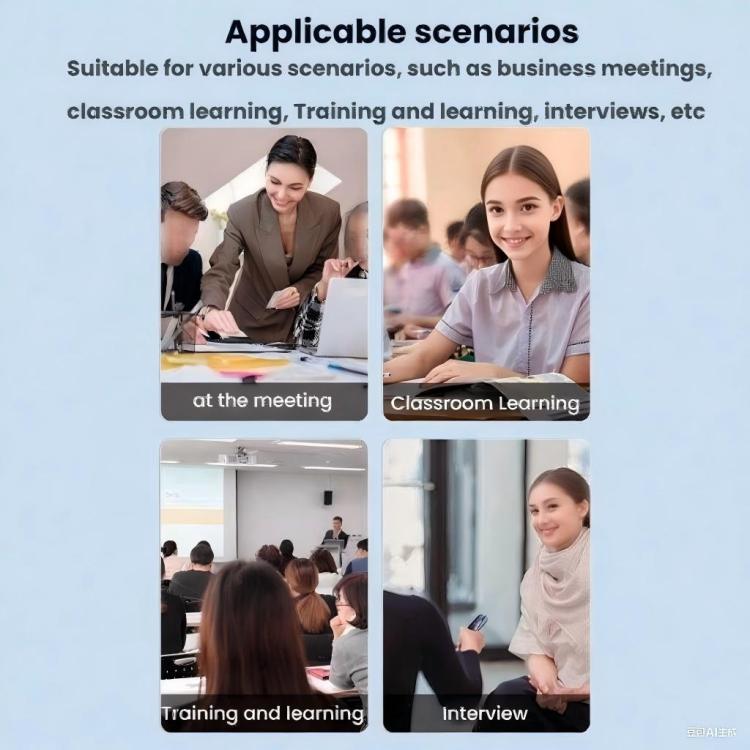 High-Definition Noise Reduction Control Ultra-Long Standby Conference Recorder, Size: 64GB(Royal Blue) - Recording Pen by buy2fix | Online Shopping UK | buy2fix