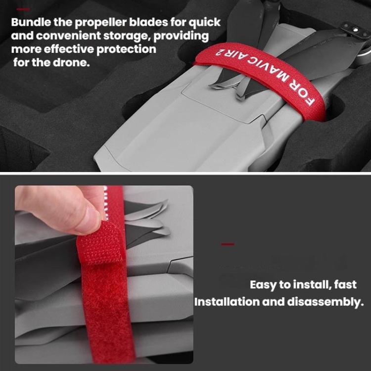 For DJI MAVIC AIR 2 BRDRC Drone Propeller Straps(Black) - Other by BRDRC | Online Shopping UK | buy2fix