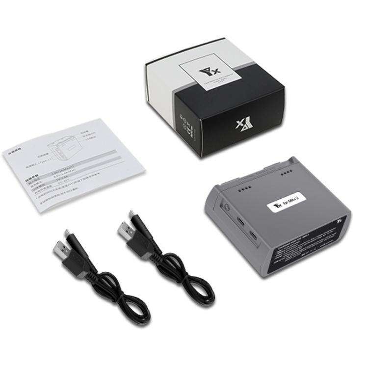 For DJI Mini 2 SE/Mini 2/Mini 4K YX Charger 2-way Battery Charging Hub(Gray) - Other by YX | Online Shopping UK | buy2fix