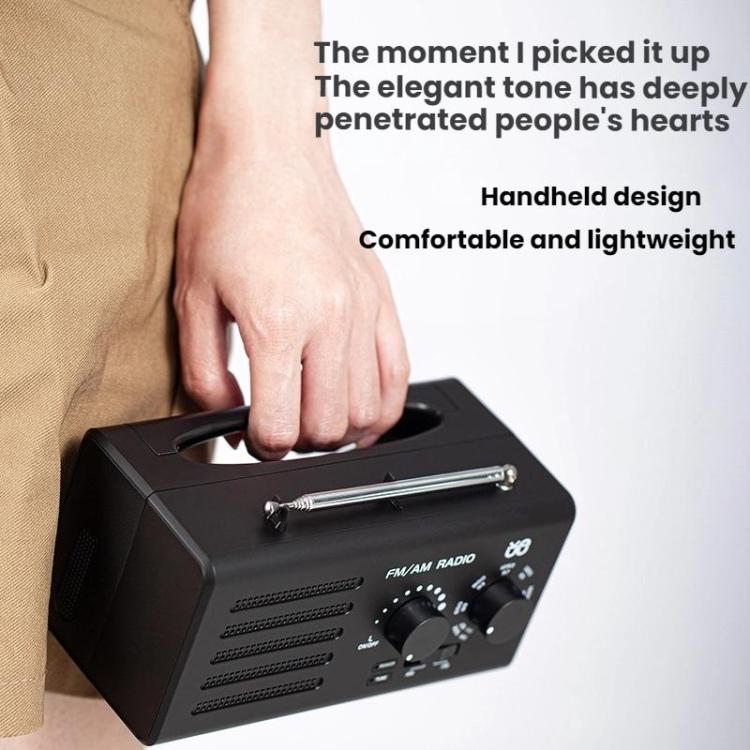 Dual-band FM/AM External Power Socket Radio Player, Specifications: For US(Red) - Radio Player by buy2fix | Online Shopping UK | buy2fix