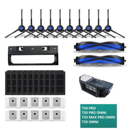 3pcs Carbon Dust Bag For Ecovacs Deebot T50 PRO / T50 PRO OMNI / T50 MAX PRO OMNI / T50 OMNI Replacement Parts - For ECOVACS Accessories by buy2fix | Online Shopping UK | buy2fix