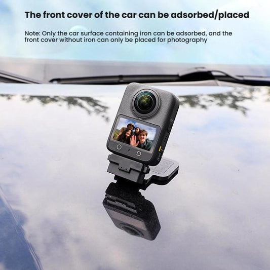 For DJI Osmo 360 Camera Magnetic Quick-Release Base Portable Desktop Stand(Black) - Mount & Holder by buy2fix | Online Shopping UK | buy2fix