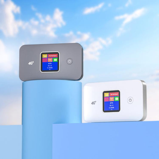 MF801 4G CAT7 Dual Band Portable WIFI LTE 300M Wireless Plug-in Router Color Screen MIFI Mobile Hotspot(Gray) - 4G Mobile Wifi by buy2fix | Online Shopping UK | buy2fix