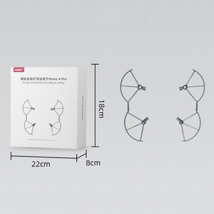 For DJI Mavic 4 Pro BRDRC Propeller Guard Anti-Collision Protection Frame(Gray) - DIY Propeller by BRDRC | Online Shopping UK | buy2fix