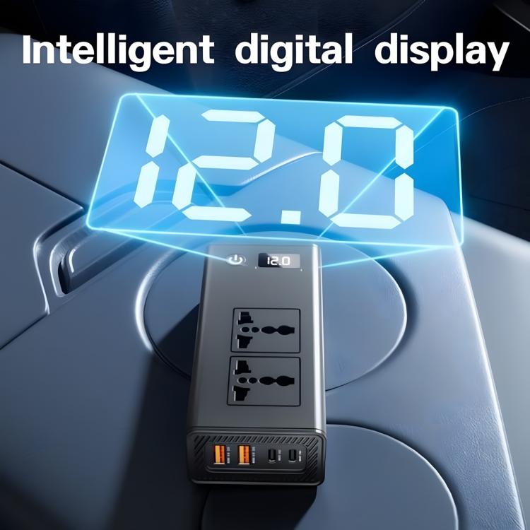 DC12V 200W Fast Charging QC3.0 PD Car Cigarette Lighter Portable Inverter(220V Universal) - Others by buy2fix | Online Shopping UK | buy2fix