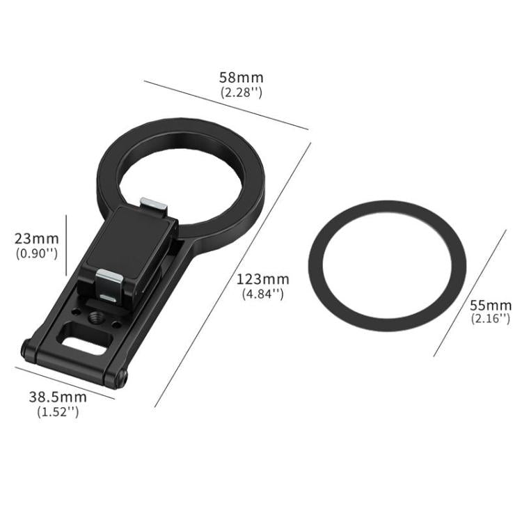 For DJI Action 5 Pro / 4 / 3 / 2 Multifunctional Magnetic Quick Release Base Bracket Expansion - Holder by buy2fix | Online Shopping UK | buy2fix