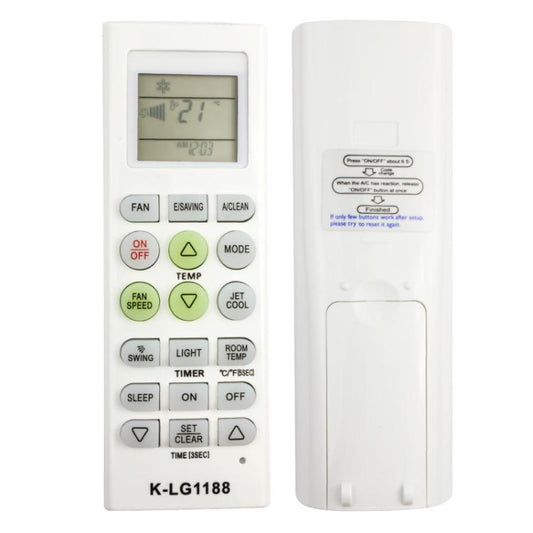 K-LG1188 Remote Control For LG Air Conditioner Replacement Parts(Milky) - Air-Conditioner by buy2fix | Online Shopping UK | buy2fix