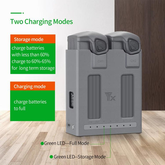 For DJI Mavic 4 Pro YX Dual-Channel Charger Battery Manager Simultaneous Charging Station - Charger by YX | Online Shopping UK | buy2fix