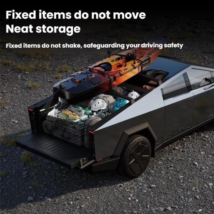 For Tesla Cybertruck Trunk Net Bag(Vertical Style) - Stowing Tidying by buy2fix | Online Shopping UK | buy2fix