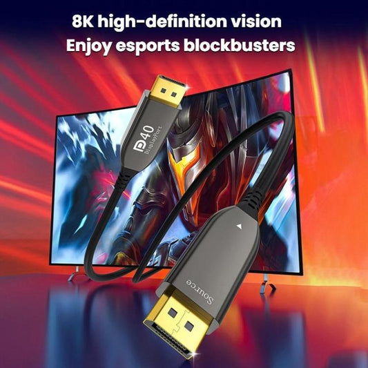 30M DP2.1 Male To Male 8K 60Hz HD Fiber Optic Cable For TV Computer Monitors Projectors - by buy2fix | Online Shopping UK | buy2fix