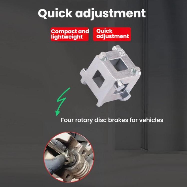 Automotive Disc Brake Piston Adjuster Brake Pad Replacement Tool(3/8 connector) - Hand Tool Sets by buy2fix | Online Shopping UK | buy2fix
