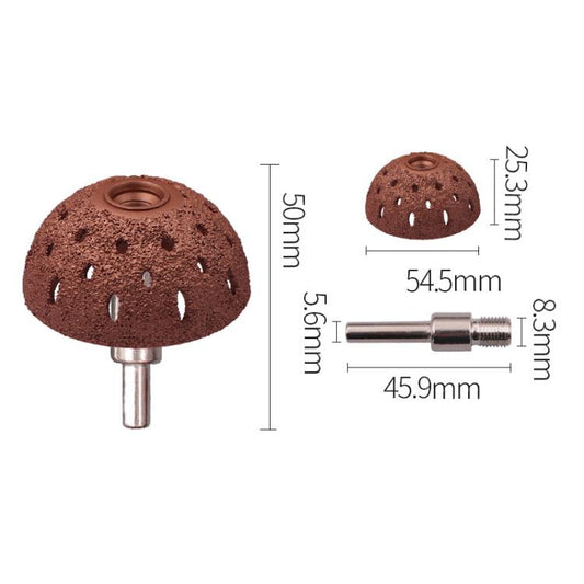 Tire Grinding Head Repair Tool, Specification: Large Tread Bowl With Round Rod - Tire Repair & Installation Tools by buy2fix | Online Shopping UK | buy2fix