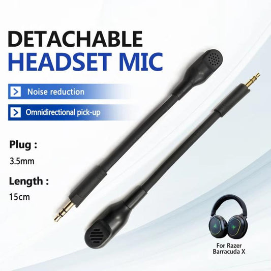 For Razer Barracuda X Gaming Headset Noise Reduction Microphone(Black) - Headset Accessories by buy2fix | Online Shopping UK | buy2fix