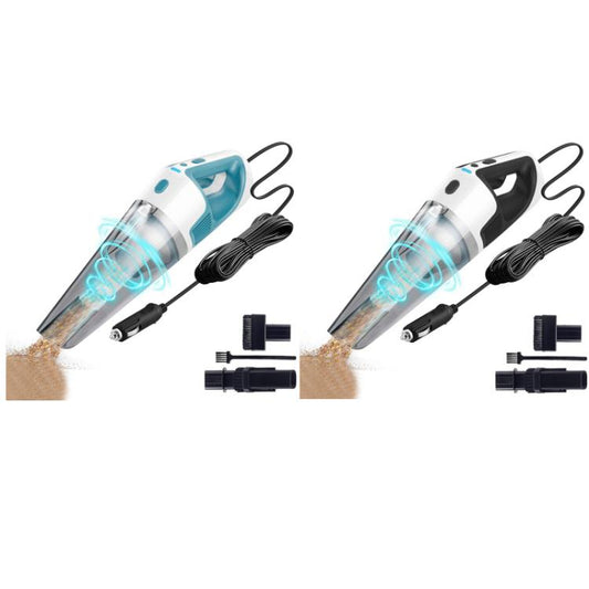 3.8m Corded Handheld Car Vacuum Cleaner with Brushless Motor(Black White) - Vacuum Cleaner by buy2fix | Online Shopping UK | buy2fix