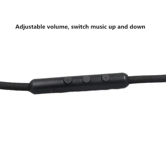 With Volume Control 3.5mm Male To Male Headphone Cable, Length: 1.5m - Headset Accessories by buy2fix | Online Shopping UK | buy2fix