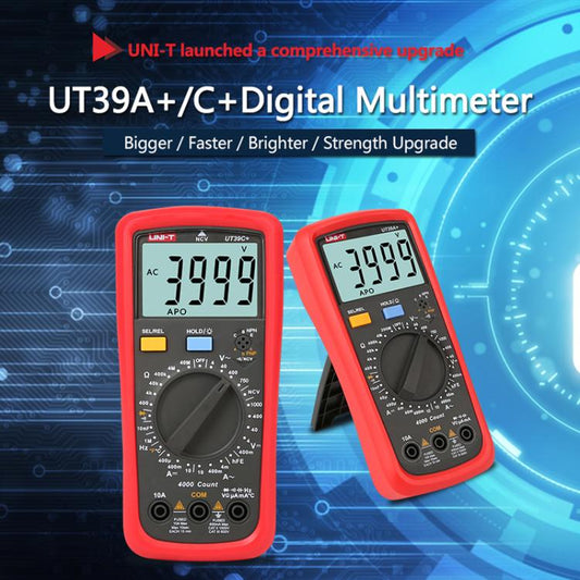 UNI-T UT39A+ Digital Multimeter 1000V DC/750V AC Voltage, 10A Current Tester - Digital Multimeter by UNI-T | Online Shopping UK | buy2fix