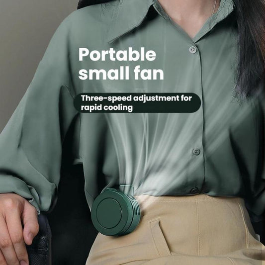 F10 3 Speed Clip-On Quiet Fan USB Mini Desktop Handheld Fan(Green) - Electric Fans by buy2fix | Online Shopping UK | buy2fix