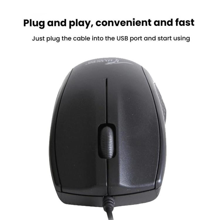 Little Kangaroo DS-911 1200DPI Ambidextrous Wired Laptop Mouse Desktop Mouse For Office & Home Use, Spec: USB - Wired Mice by Little Kangaroo | Online Shopping UK | buy2fix