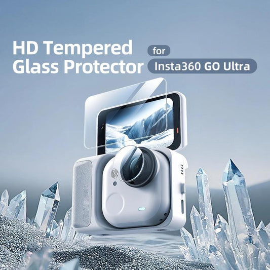 For Insta360 GO Ultra aMagisn Tempered Glass Screen Protector Camera Lens Film, Spec: 1 Set - Len Accessories by aMagisn | Online Shopping UK | buy2fix