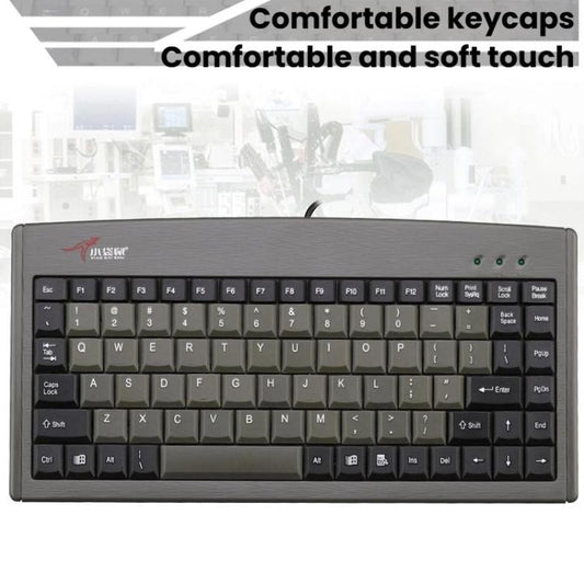 Little Kangaroo DS-3000 88 Key Wired Keyboard With Magnetic Ring Laptop Industrial Office Keyboard, Spec: USB - Wired Keyboard by Little Kangaroo | Online Shopping UK | buy2fix