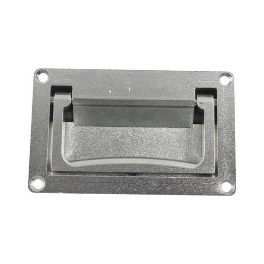 Recessed Foldable Invisible Handle for RV Boat Deck Hatches, Color: Silver with Screws - Door Handles by buy2fix | Online Shopping UK | buy2fix