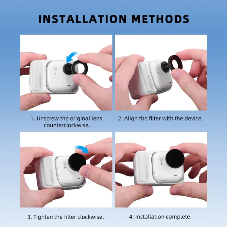 For Insta360 Go Ultra BRDRC Lens Filter Camera Accessories, Spec: CPL - Len Accessories by BRDRC | Online Shopping UK | buy2fix