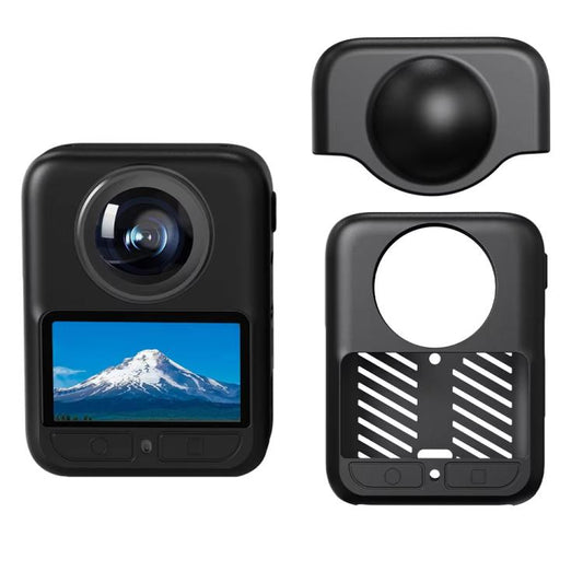 For DJI Osmo 360 Silicone Case Anti-Scratch Shock-Absorbing Dustproof Cover Black - Case & Bags by buy2fix | Online Shopping UK | buy2fix