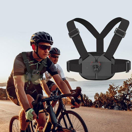 Universal Magnetic Quick-Release Chest Mount Harness For Action Cameras POV Hands-Free Recording(Black) - Chest Belt by buy2fix | Online Shopping UK | buy2fix