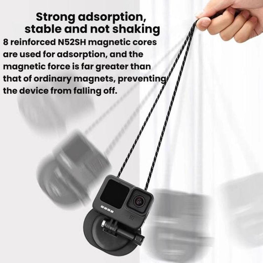 BH-14 Universal Action Camera Magnetic Lanyard Camera Neck-Mount Bracket - Mount & Holder by buy2fix | Online Shopping UK | buy2fix