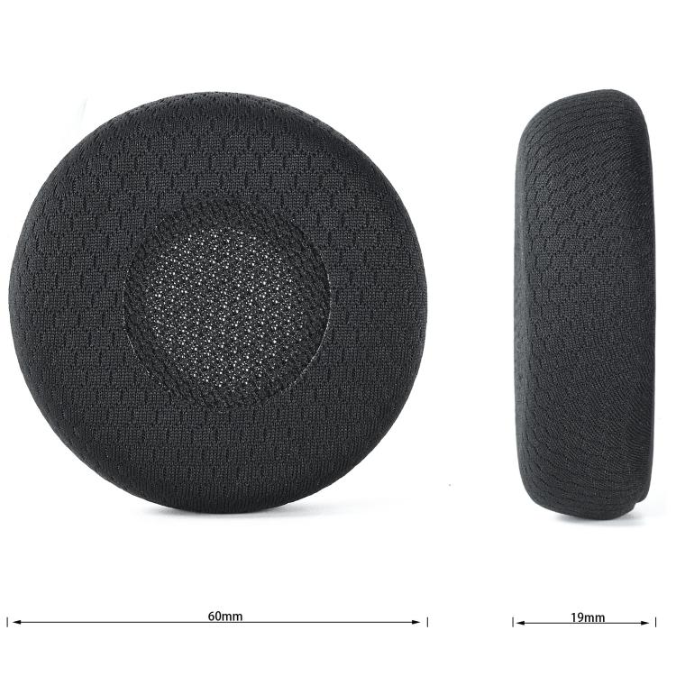 1pair Replacement Earpads for Jabra Evolve 20 20SE 30 30 II 40 65 65t Breathable Ear Cushions(Black Blue) - Earmuff & Pad by buy2fix | Online Shopping UK | buy2fix