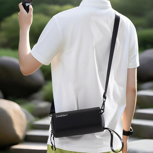 For DJI Osmo Pocket 3 Cwatcun D240 Small Storage Bag Crossbody Portable Waterproof Sports Camera Bag(Black) - Case & Bags by Cwatcun | Online Shopping UK | buy2fix