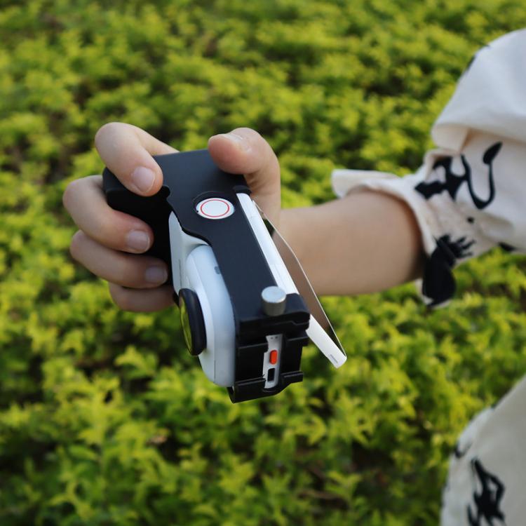 For Insta360 GO Ultra Street Photography Grip Kit Handheld Shooting Expansion Cage Frame(Black) - Mount & Holder by buy2fix | Online Shopping UK | buy2fix