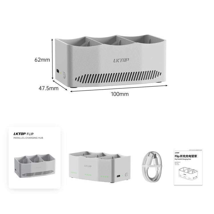 For DJI Flip LKTOP FC326 65W 3-Channel Battery Charge Manager - Other by LKTOP | Online Shopping UK | buy2fix