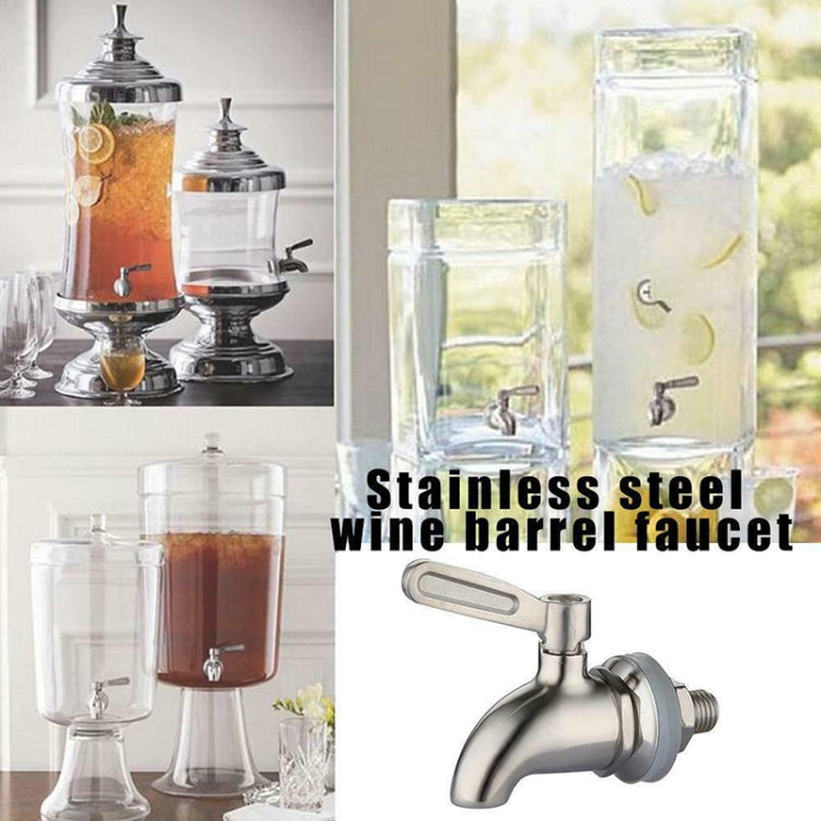 Drink Dispenser Beverage Wine Barrel Tap Spigot Stainless Steel Coffee Juice Faucet by buy2fix