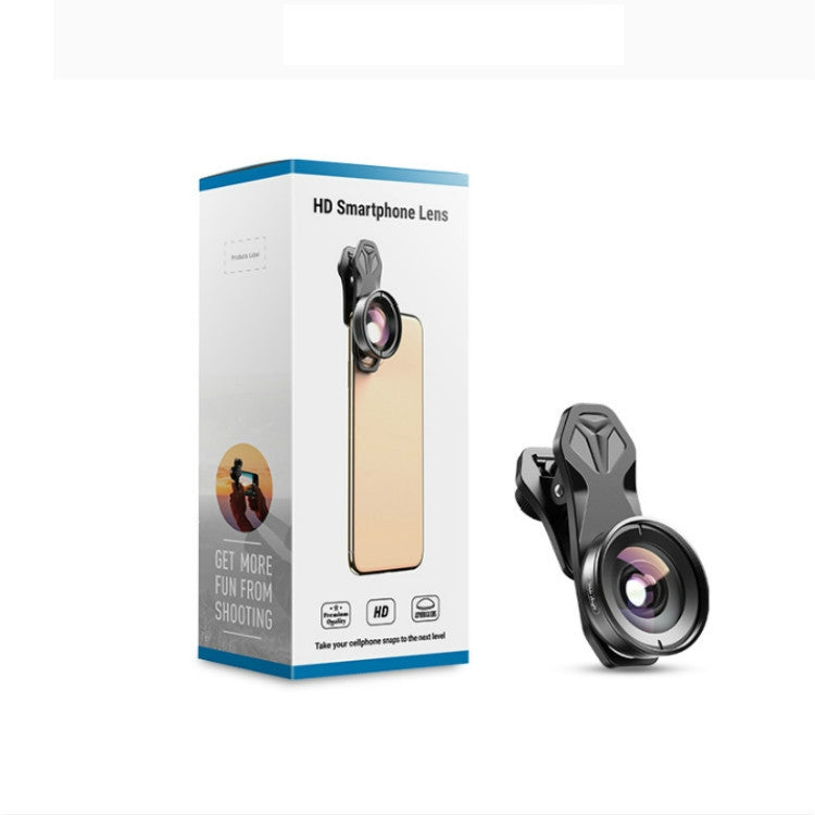 APEXEL APL-HB195 195 Degrees Fisheye Professional HD External Mobile Phone Universal Lens - Macro & Wide-angle by APEXEL | Online Shopping UK | buy2fix